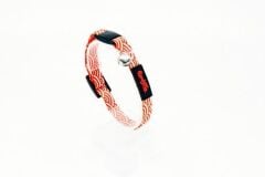 Kedi Boyun Tasması Ayarlanabilir Turuncu Beyaz Çizgili Desenli