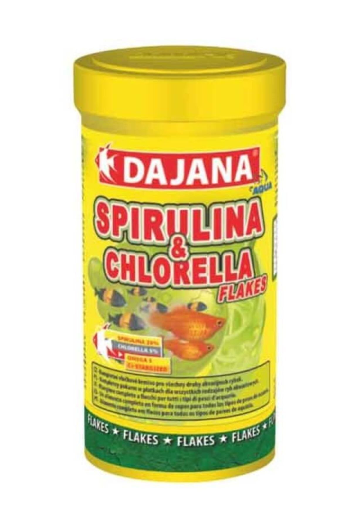 Dajana Bitkisel Pul Sarımsak Balık Yemi Flora 100ml 20gr
