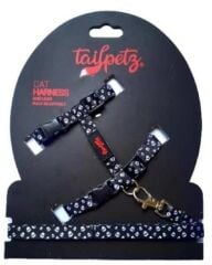 Tailpetz Cat Harness Kedi Göğüs Tasması Boo Desenli
