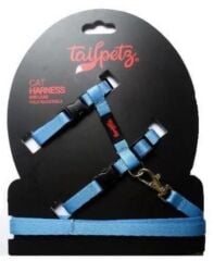 Tailpetz Cat Harness Kedi Göğüs Tasması Mavi