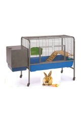 Eurogold Sehpalı Yuvalı Tavşan Kafesi 132 cm x 57 cm x 90 cm