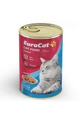 Eurocat Kedi Konservesi Somonlu 415 Gr