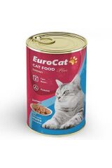 Eurocat Kedi Konservesi Somonlu 415 Gr
