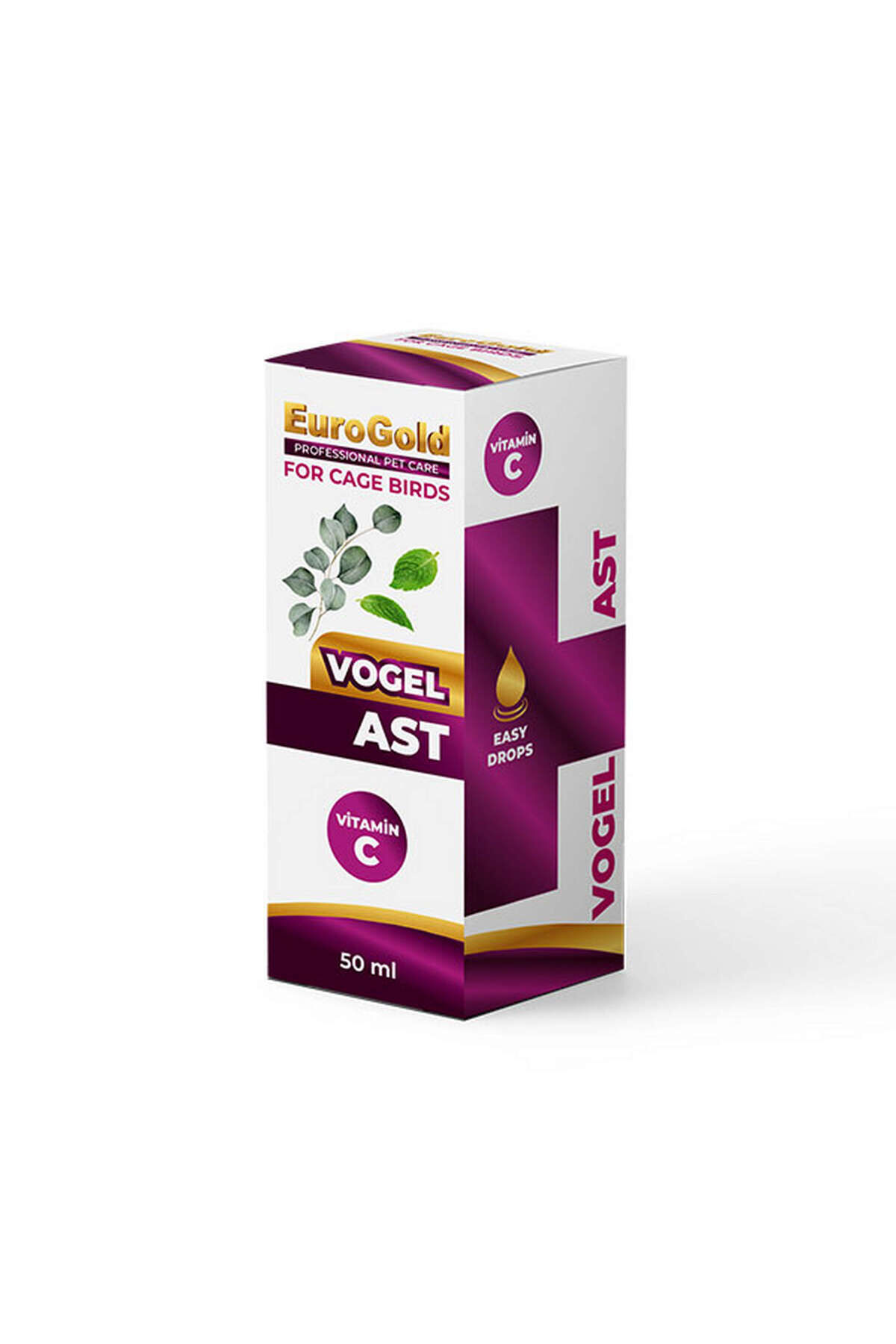 EuroGold Vogel Ast Kuşlar İçin Astım Destekleyici Damla 50 ml