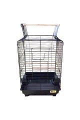 EuroGold Papağan Kafesi Siyah 40.5x40.5x59.5cm 1604as