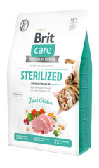 Brit Care Tahılsız Tavuk Etli Kısırlaştırılmış Üriner Destekli Yetişkin Kedi Maması 2 KG
