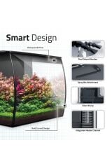 Fluval Flex 2.0 Akvaryum Siyah 34L