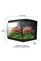 Fluval Flex 2.0 Akvaryum Siyah 57L
