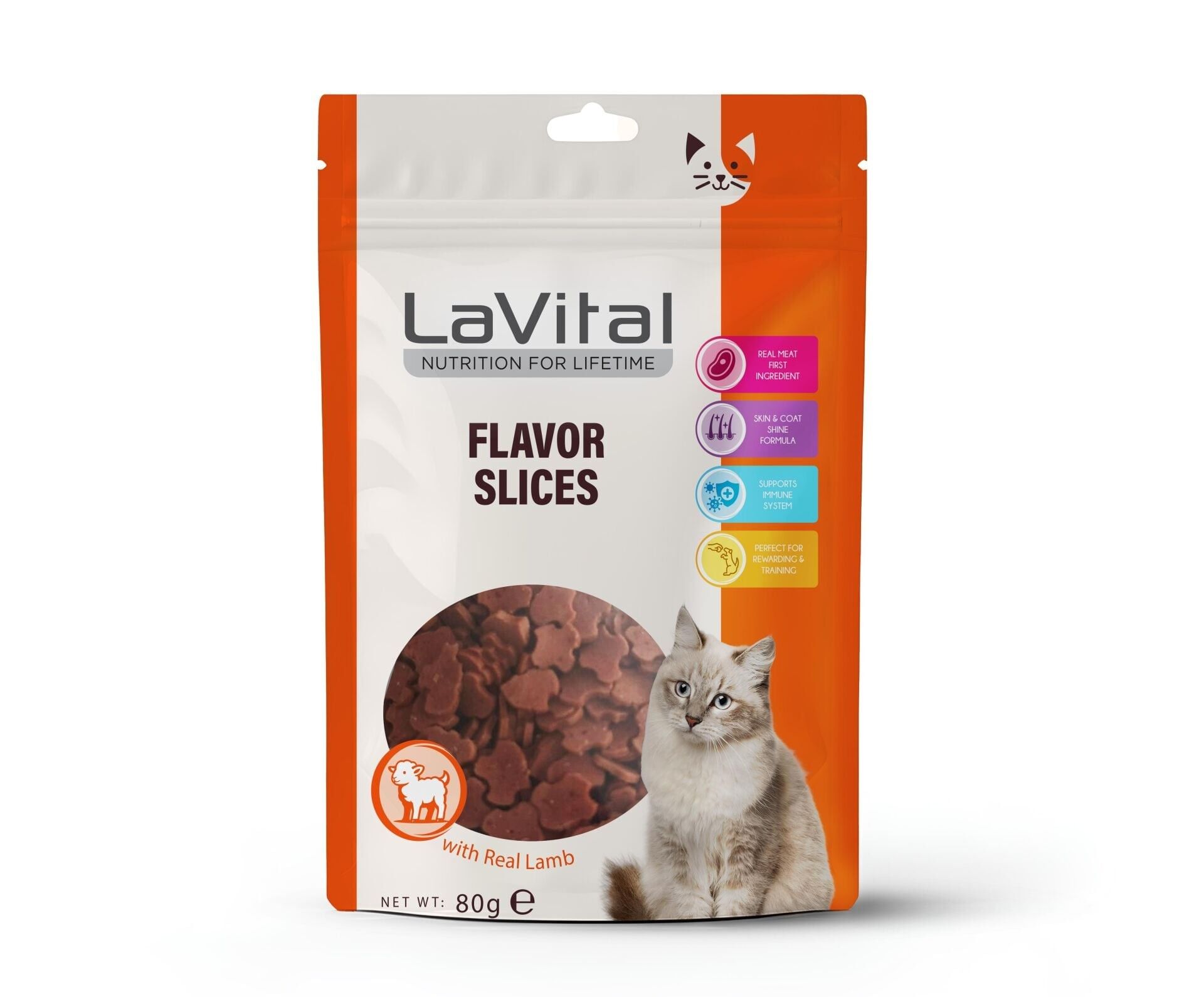 LaVital Kedi Ödül Maması Kuzulu 80 gr