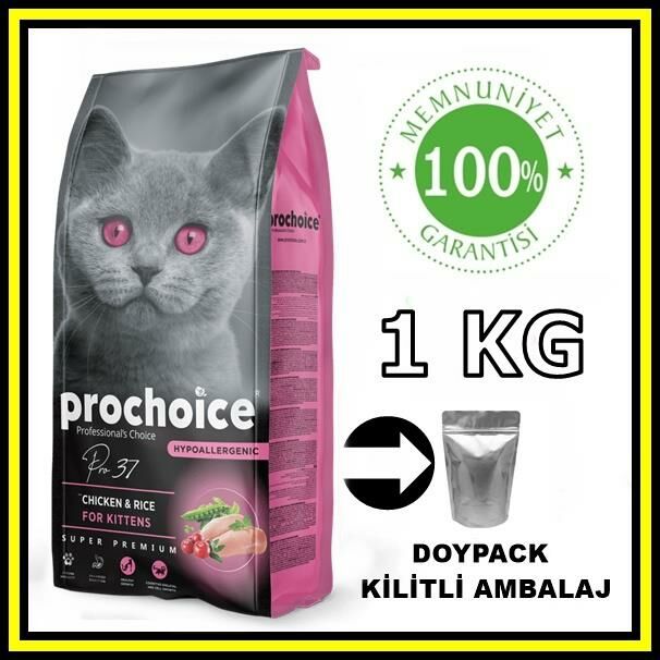 Pro choice Pro 37 kitten TAVUK etli yavru kedi 1 kg açık mama