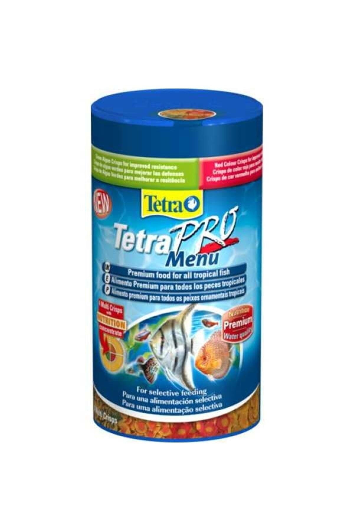 Tetra Pro Menu Tropikal Pul Balık Yemi 250 ml 64 gr