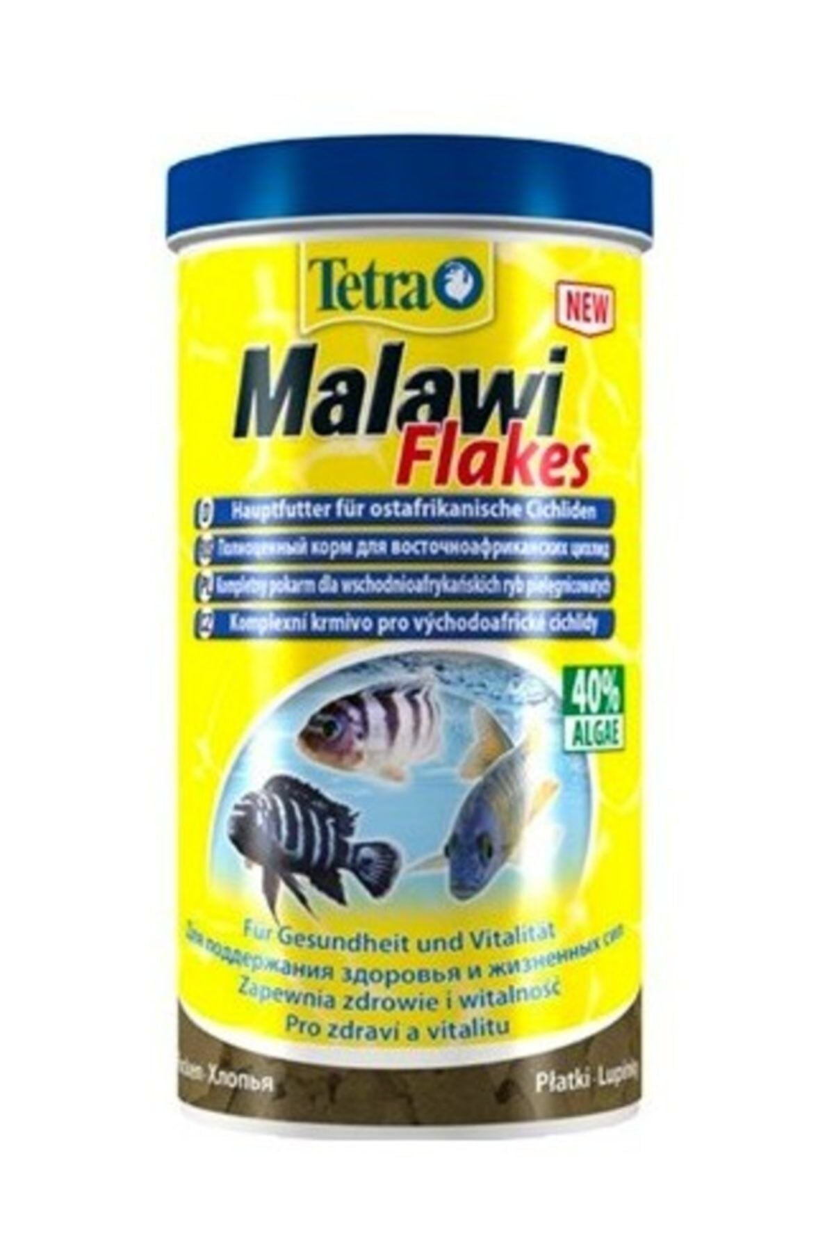Tetra Malawi Flakes Pul Bitkisel Cichlid Balık Yemi 250ml