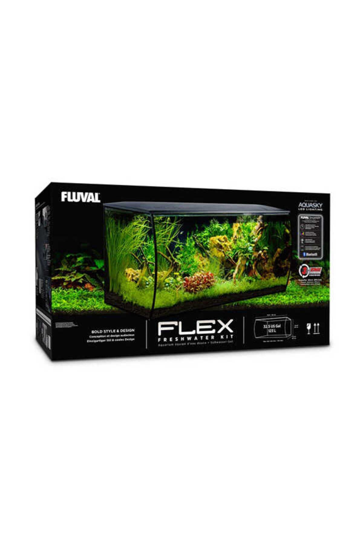 Fluval Flex Akvaryum 123 Lt Siyah
