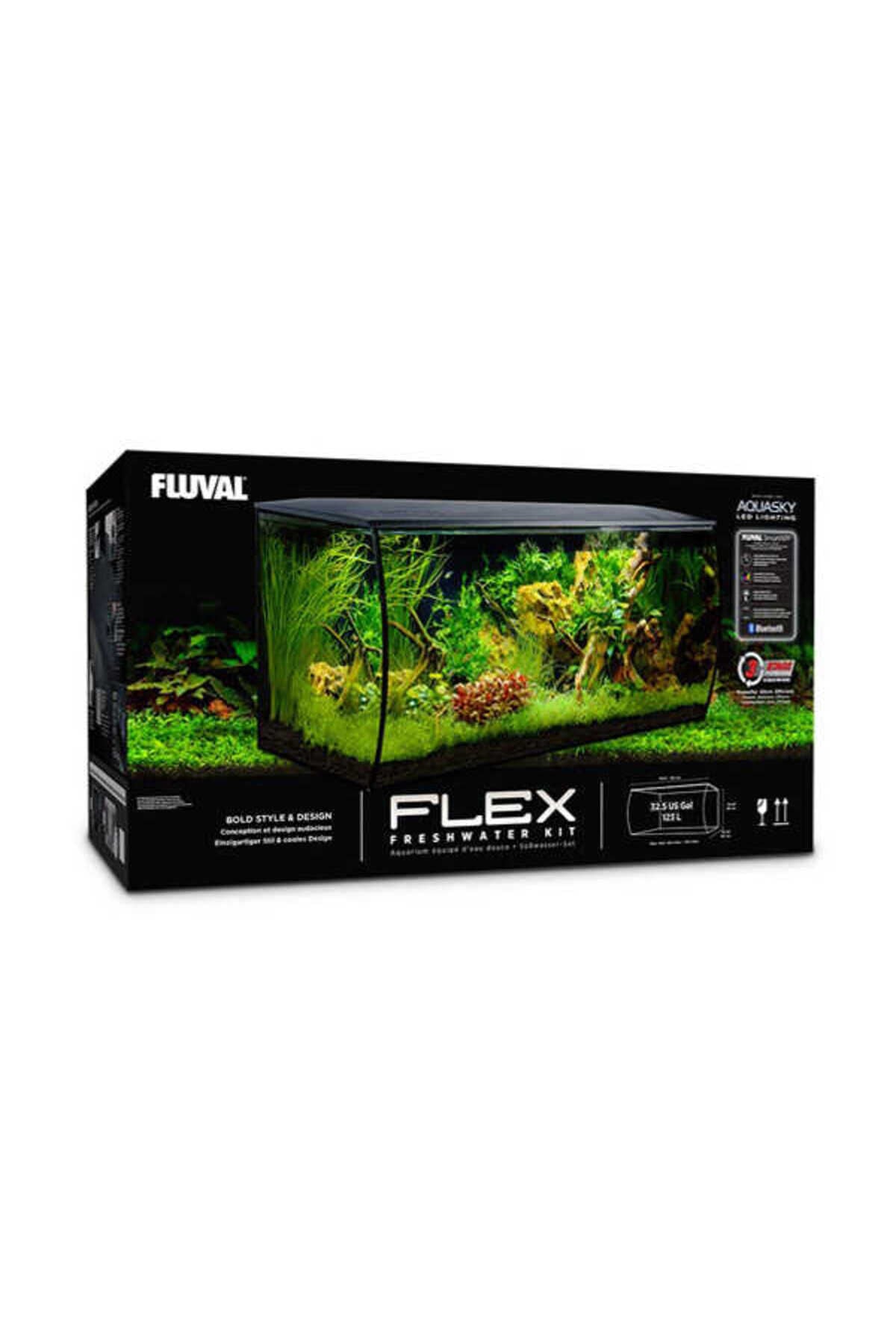 Fluval Flex Akvaryum 123 Lt Siyah