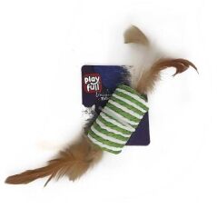 Playfull Hasır Tüylü Top Kedi Oyuncağı 4 Cm