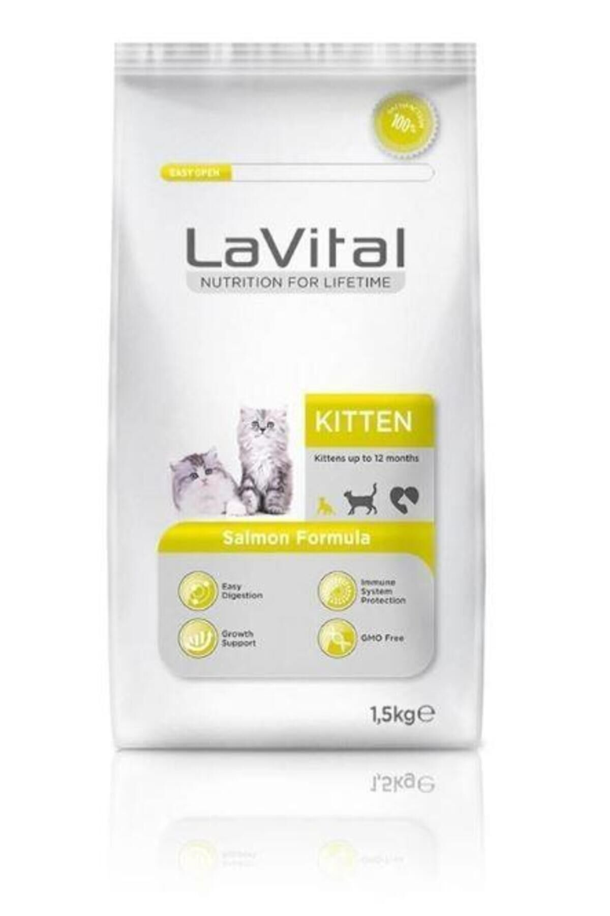 La Vital Lavital Somon Balikli Yavru Kedi Mamasi 1,5 Kg