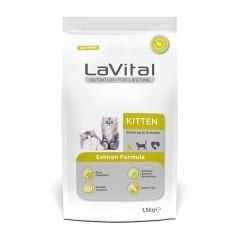Lavital Kitten Somonlu Yavru Kedi Maması 1,5 Kg