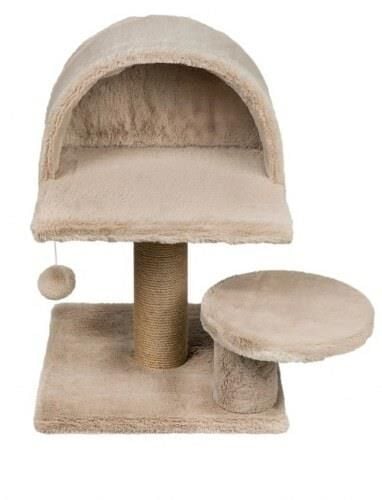 Dubex 50x50x55 cm Kedi Oyun Evi ve Tırmalama Platformu Bej