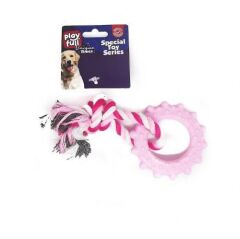 Playfull Plastik ve İpli Köpek Oyuncağı 18 Cm