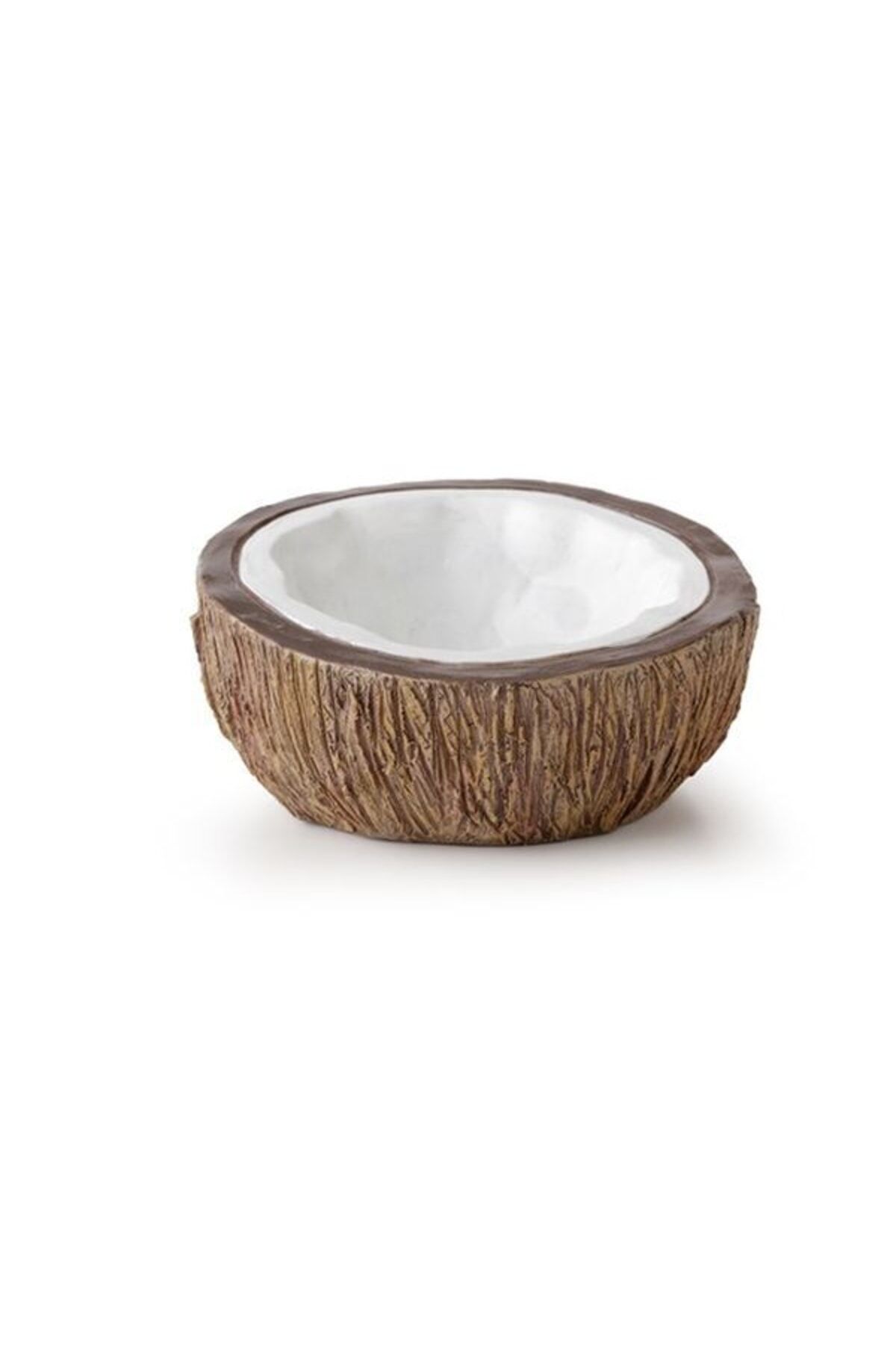 Exo Terra Water Dish Sürüngen Ex Coconut Su Kabı Kahverengi/Beyaz
