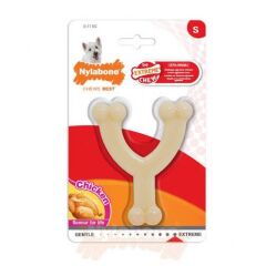 Nylabone Tavuk Aromalı Köpek Çiğneme Kemiği S