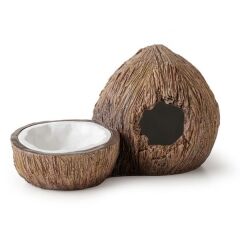 Exo Terra Ex Coconut Sürüngen Saklanma Alanı ve Su Kabı