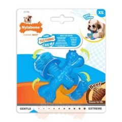Nylabone Biftek Aromalı Yavru Köpek Çiğneme Kemiği XS