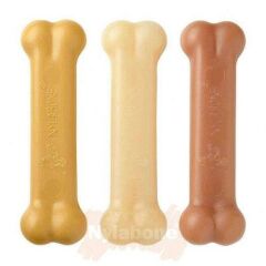 Nylabone Fıstık Ezmesi, Tavuk ve Domuz Pastırması Aromalı Köpek Çiğneme Seti S