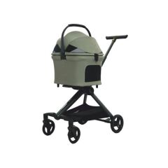 EuroDog Katlanabilir Köpek Arabası Yeşil 66x52x110