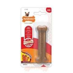 Nylabone Domuz Pastırması Aromalı Köpek Çiğneme Kemiği XS