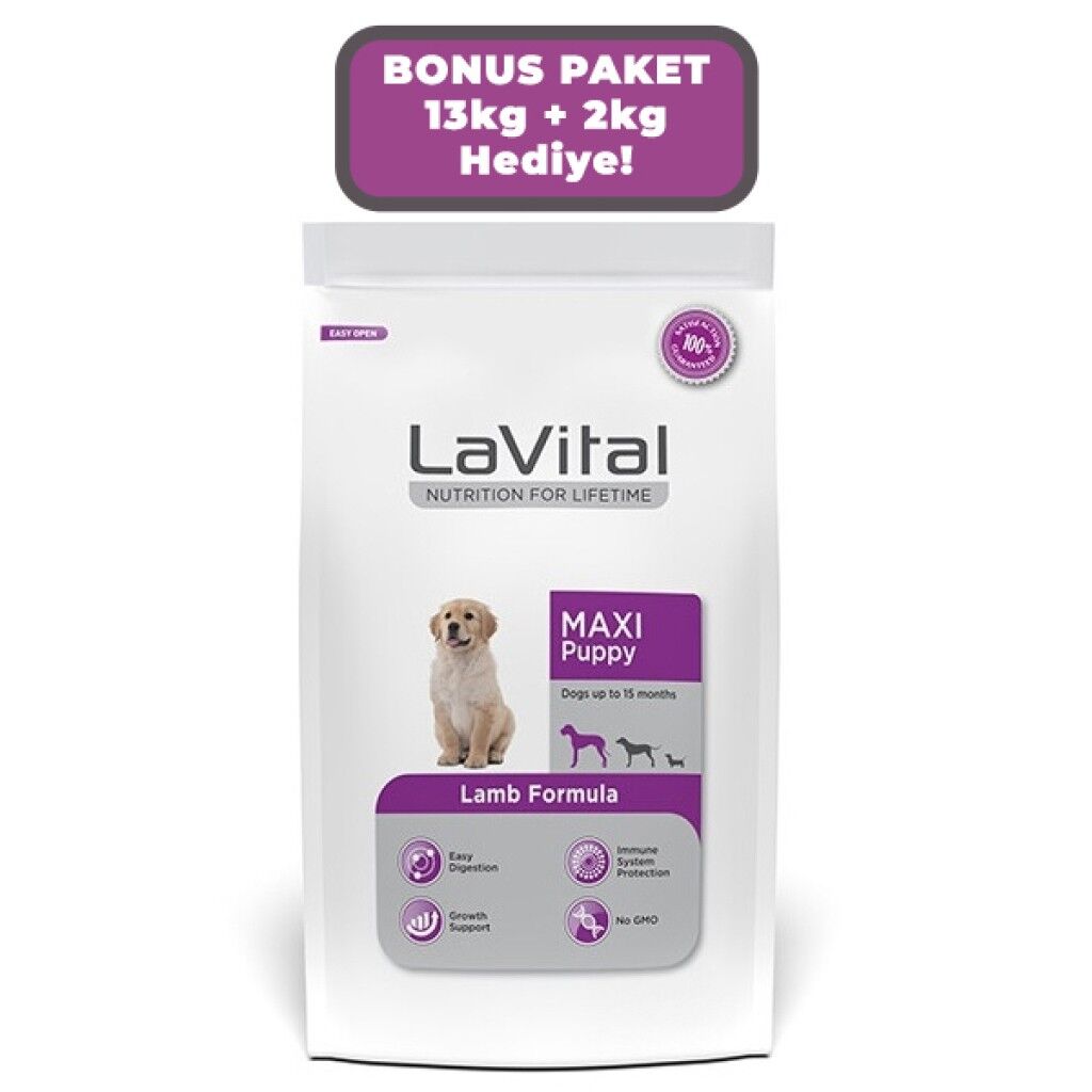 La Vital LaVital Orta-Büyük Irk Yavru Kuru Köpek Mamasi 15 Kg